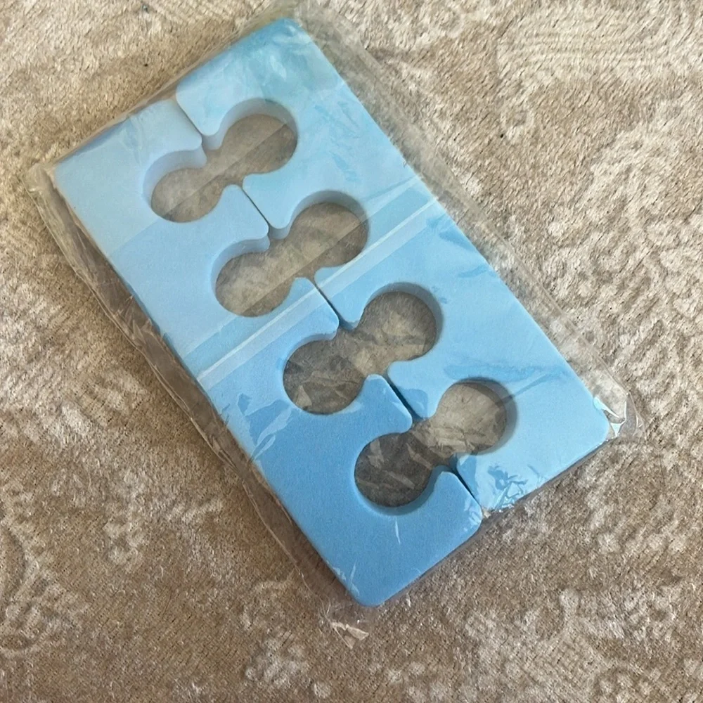 VINTAGE Bath & Body Works True Blue Spa Footcare Set Soothing Socklets Zip Case